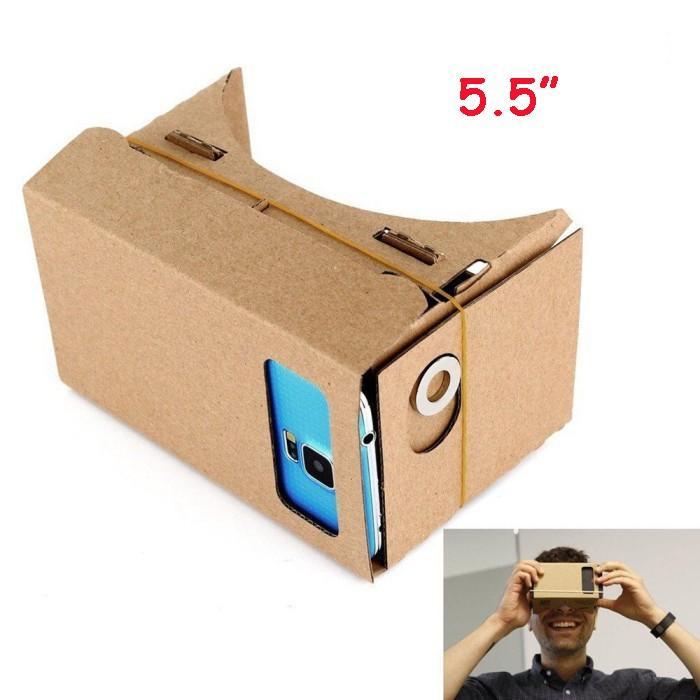 3D VR Virtual Reality App แว่นตาโทรศัพท์กระดาษแข็ง Google กล่อง DIY
