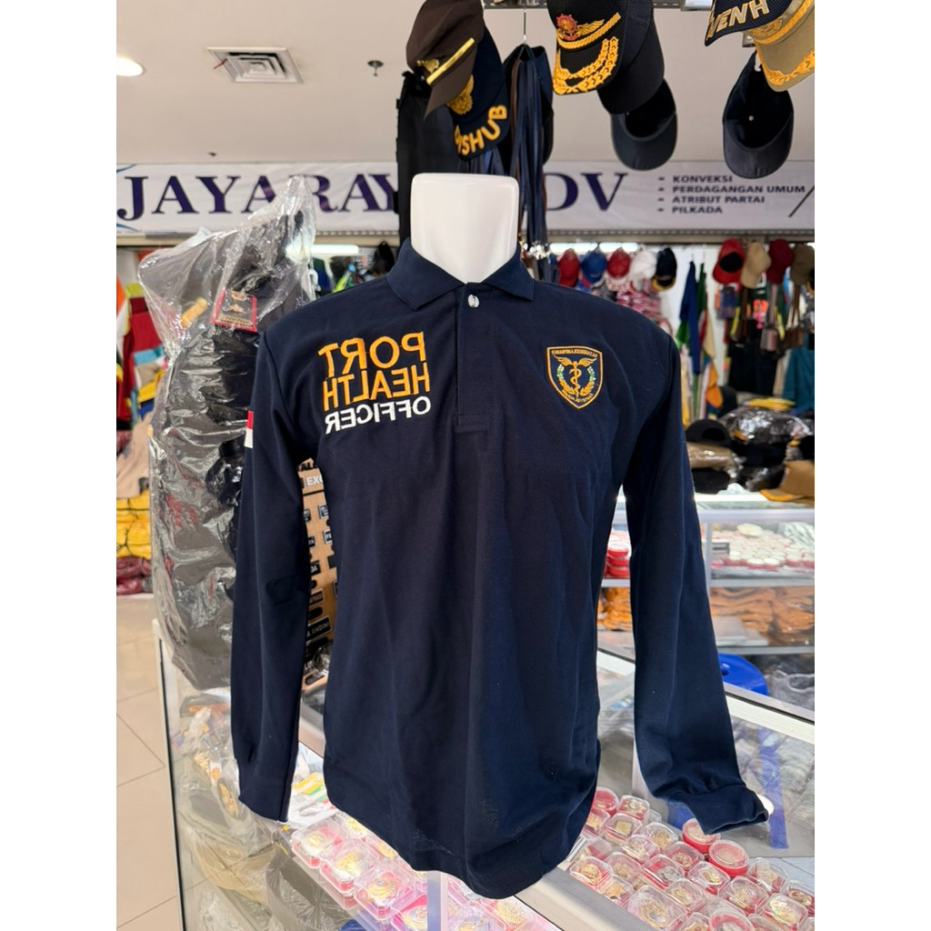 เสื้อยืดคอปก BKK - ชุดกีฬากระทรวงสุขภาพ BKK