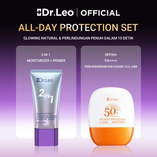 Dr.Leo 2in1 Multi-Effect lsolation Cream Primer 50g Waterproof Make Up+Ultra Facial UV Protector Sunscreen SPF50+ PA++++ Mixed SkinNon Acne Sunscreen