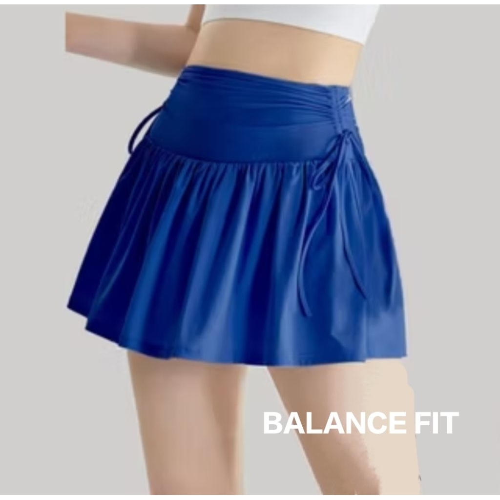 PADEL RUFFLE TWO SIDE SKIRT TENNIS SKIRT โยคะ PADEL RUNNING JOGGING ZUMBA