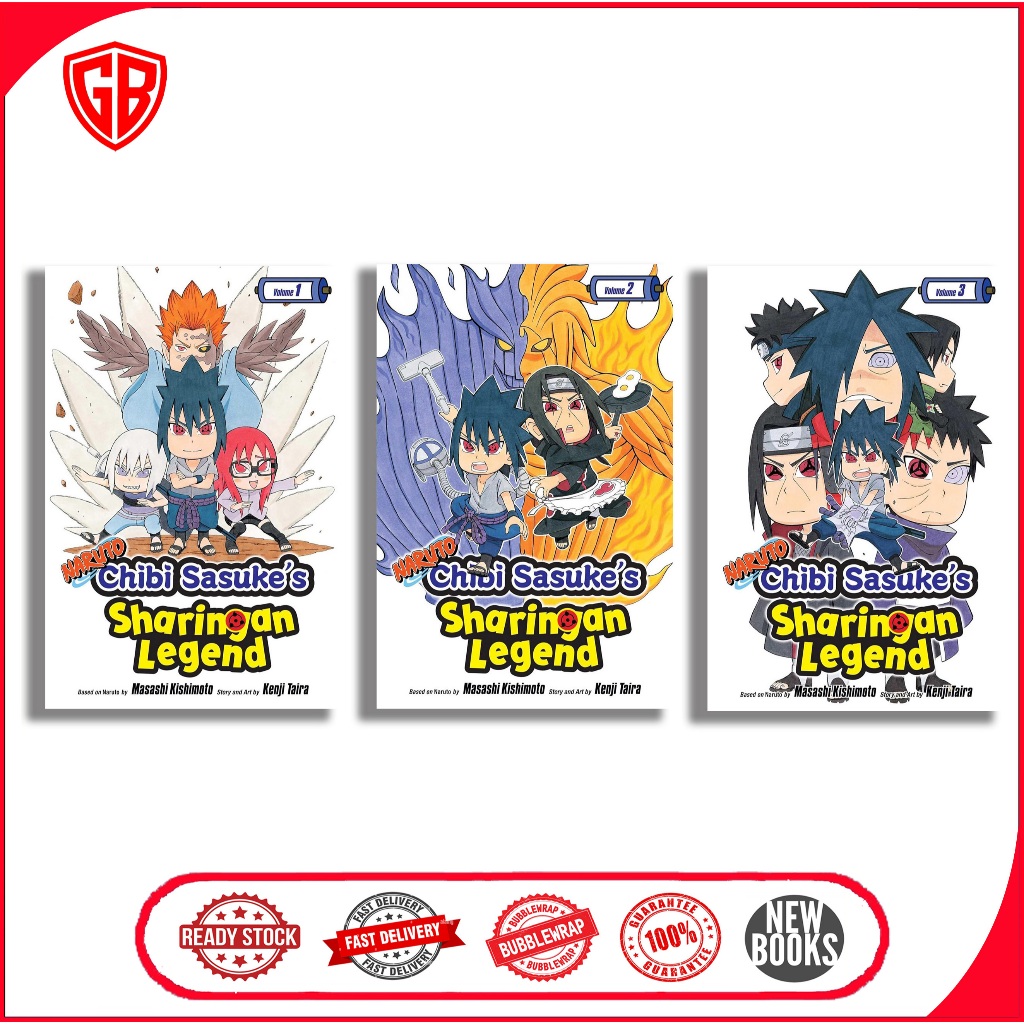 Naruto: Chibi Sasuke’s Sharingan Legend (3 book series)