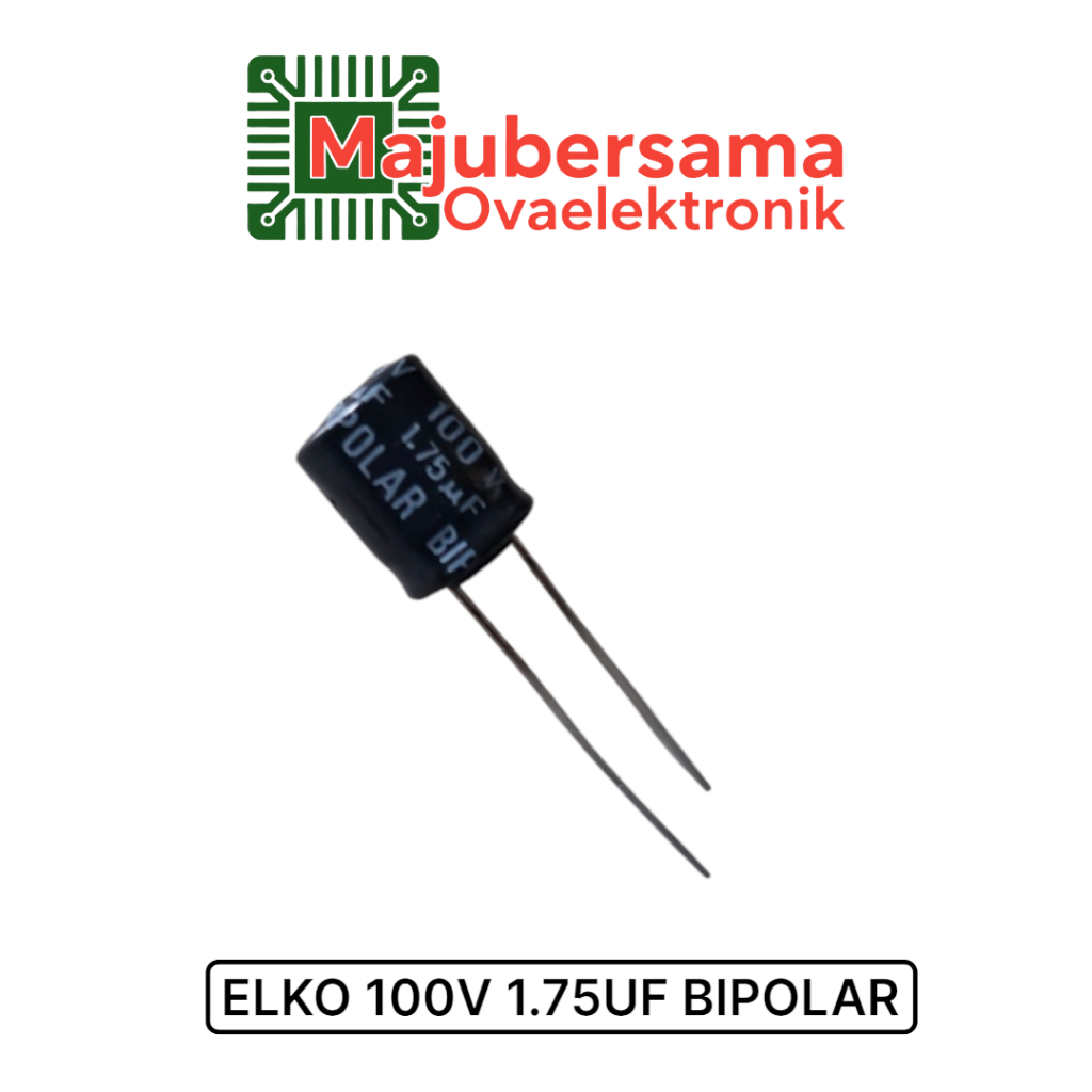 5 ชิ้น - Elko 100v 1.75uf/ 1.75uf 100v BIPOLAR ของแท้