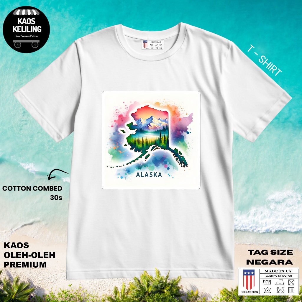ALSKA 43 PREMIUM COTTON 30S SOUVENIR PREMIUM GIFT เสื้อยืด