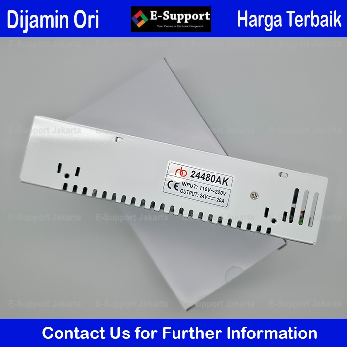 อะแดปเตอร์จ่ายไฟ 24V 20A 480W อะแดปเตอร์ 20A 24V