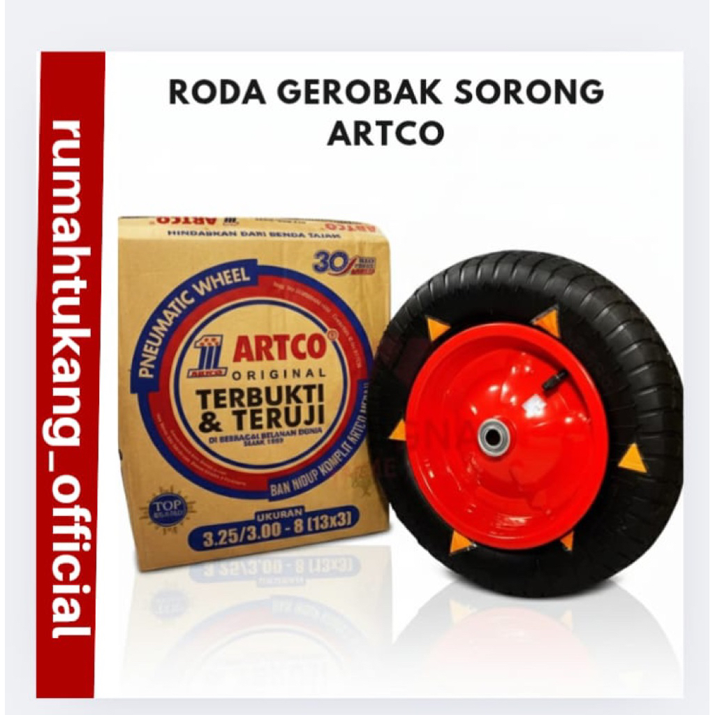 Artco Original Live Tyre Wheelbarrow Wheels | ชุดขอบยาง Arko Live [1 ชุด]