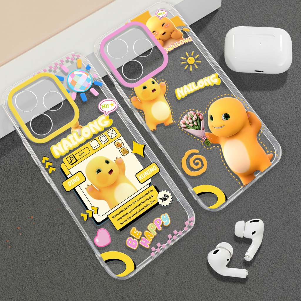 Softcase Casing Nailong Bening Hp Vivo V60 Lite Clear Case Transparent Anti-Scratch ล่าสุด 2025 NBV-