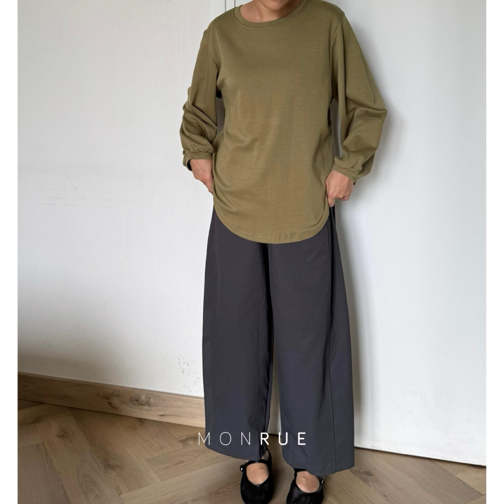 MONRUE Kiyo Stretch Curve Pants (ราคาพิเศษ)