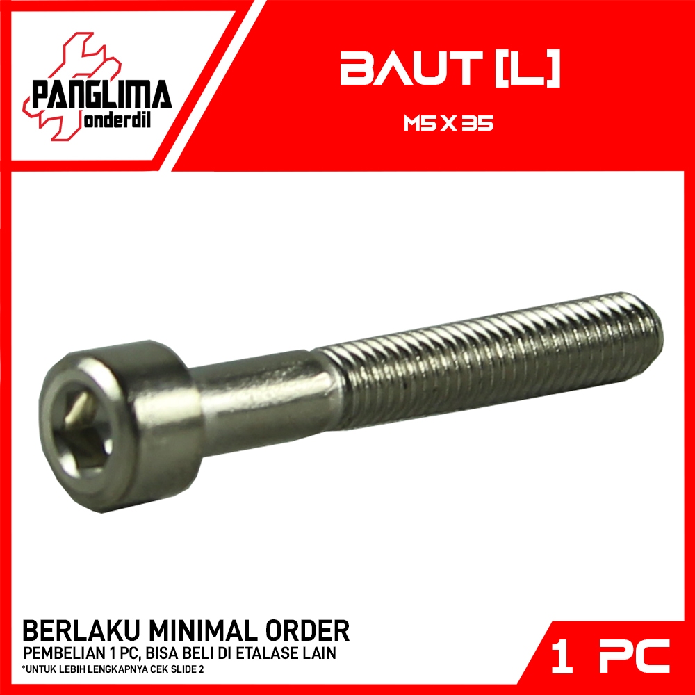 L-L4 Bolt M5x35-5X35-M 5 x 35 Key-K 4 P-Pitch 0.8 Bolt-Bolt