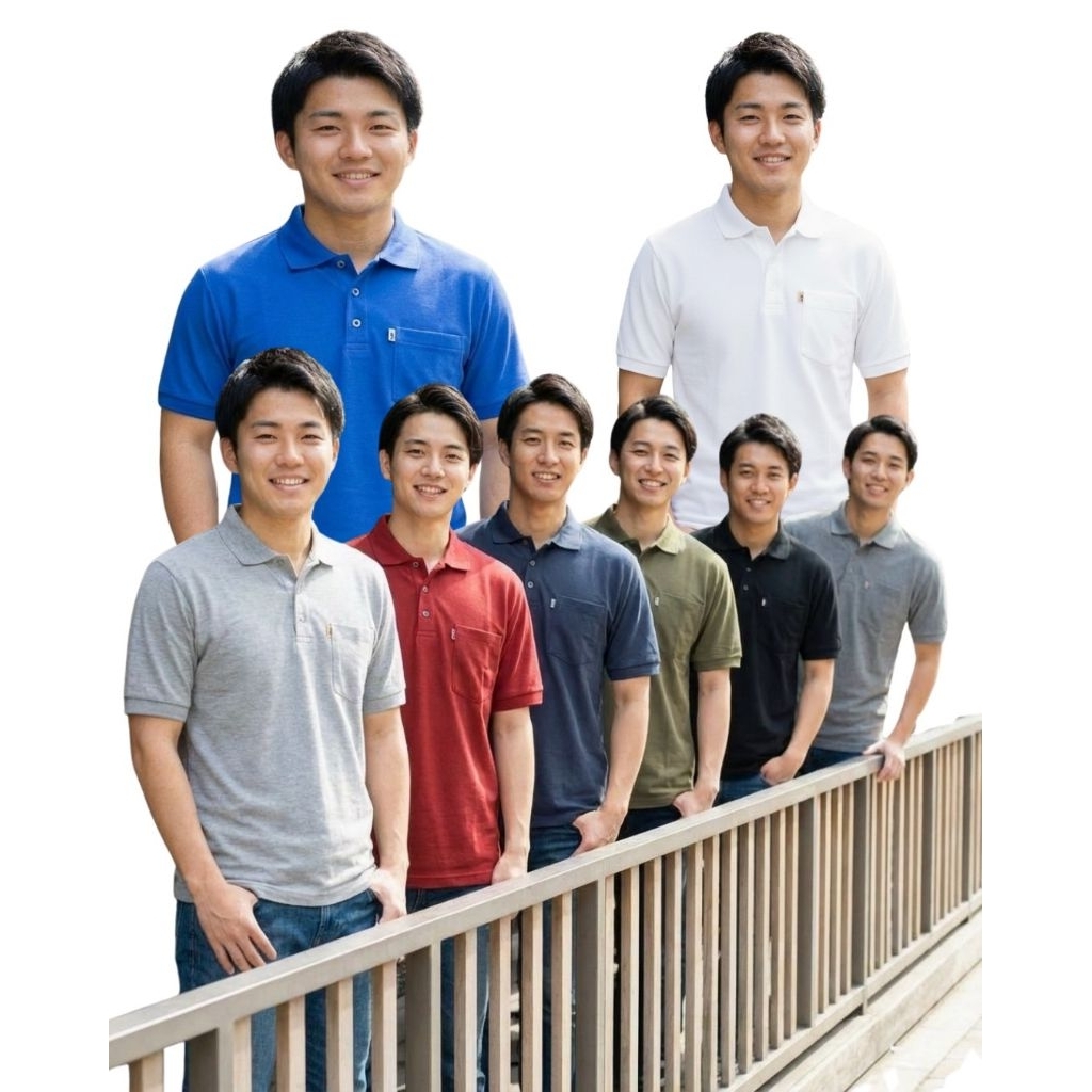 MERAH UNITIZER LSU3 เสื้อโปโล XXXL XXL XL LMS XS เสื้อเชิ้ตคอปกกระเป๋า Wangki เสื้อ lakos คอปกเครื่อ