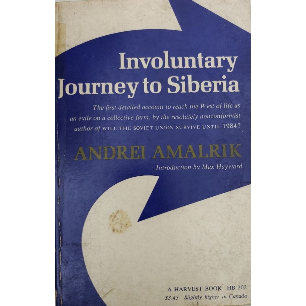 ต้นฉบับมือสอง INVOLUNTARY JOURNEY TO SIBERIA ANDREI BOOK