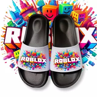 Roblox รองเท้าแตะยางเด็กนุ่มสบายกันน้ําระดับพรีเมียม