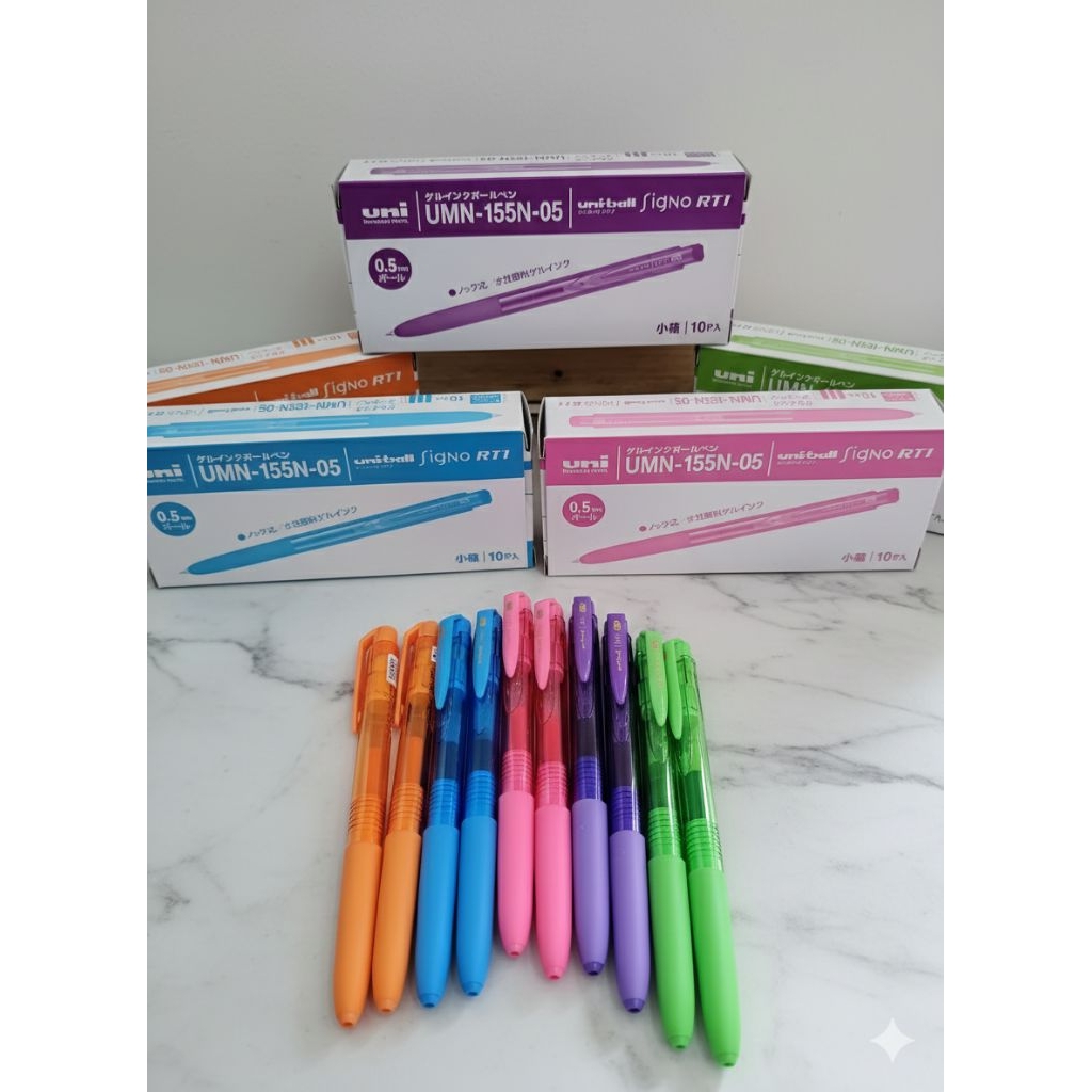 UNI BALL SIGNO RT 0.5 / COLORFUL INK MECHANICAL PEN