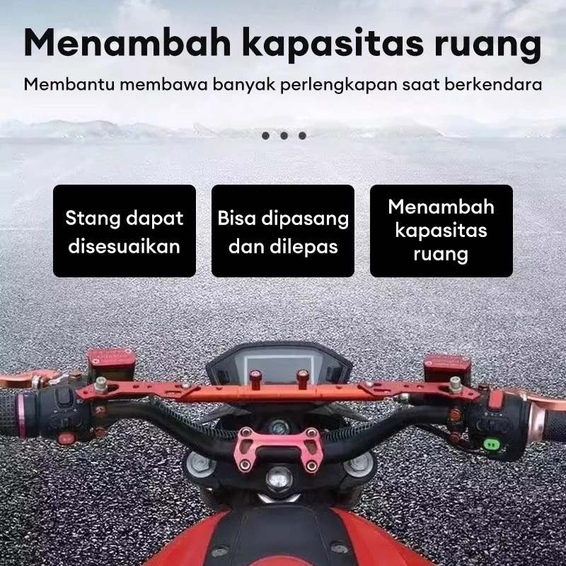CNC กระจกมองหลัง Handlebar Stabilizer CNC Handlebar Stabilizer บนอลูมิเนียมกระจกมองหลัง