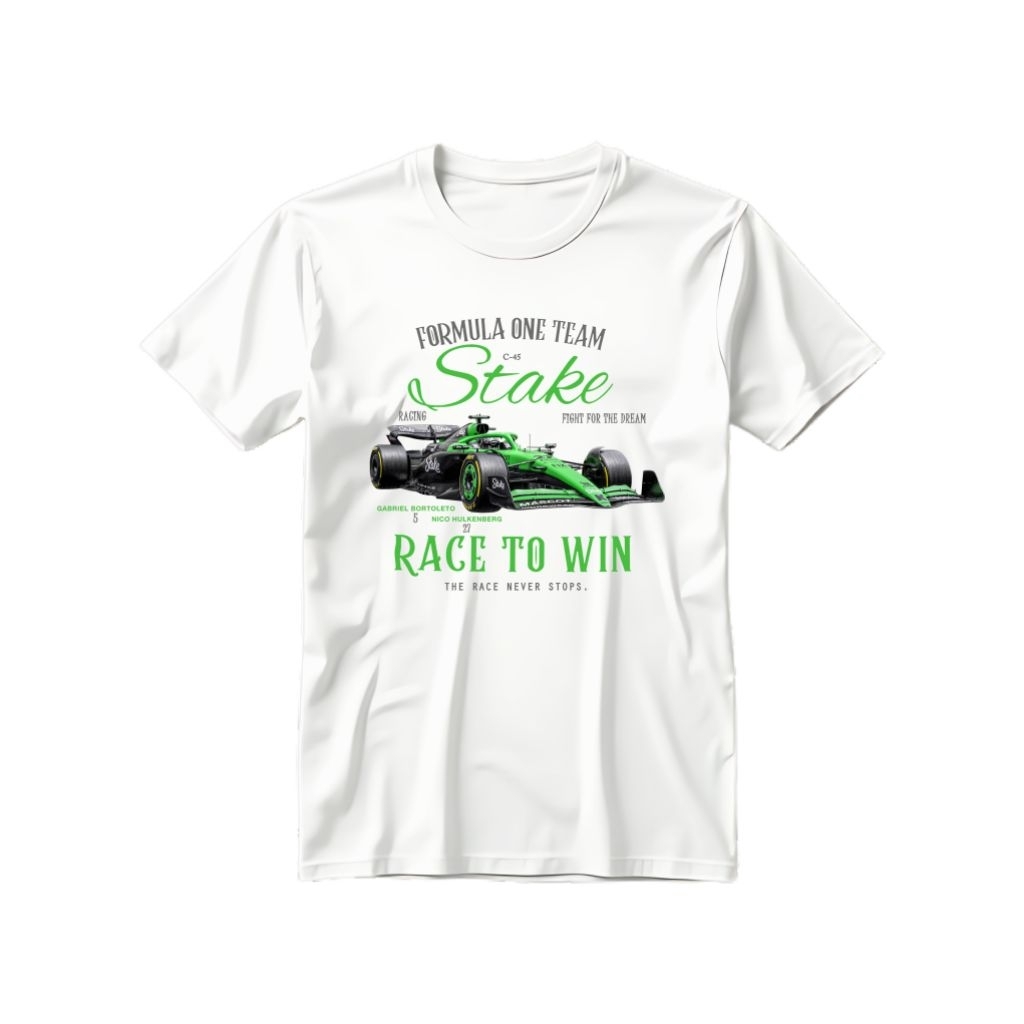 เสื้อยืดคลาสสิค Stake Kick Sauber F1