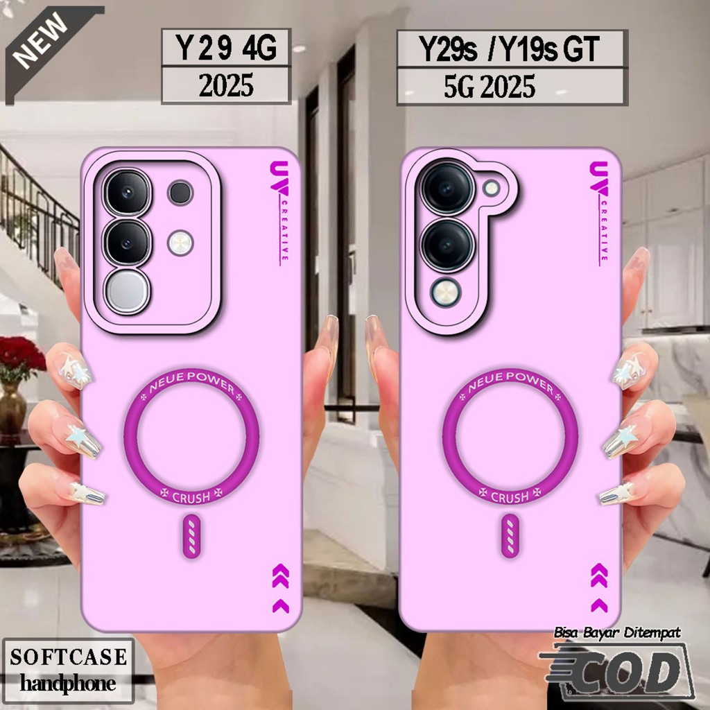 VIVO Y29 4G Silicone - VIVO Y29S - เคส VIVO Y19S GT _เคส softcase สีดําใสยืดหยุ่นสุดเท่