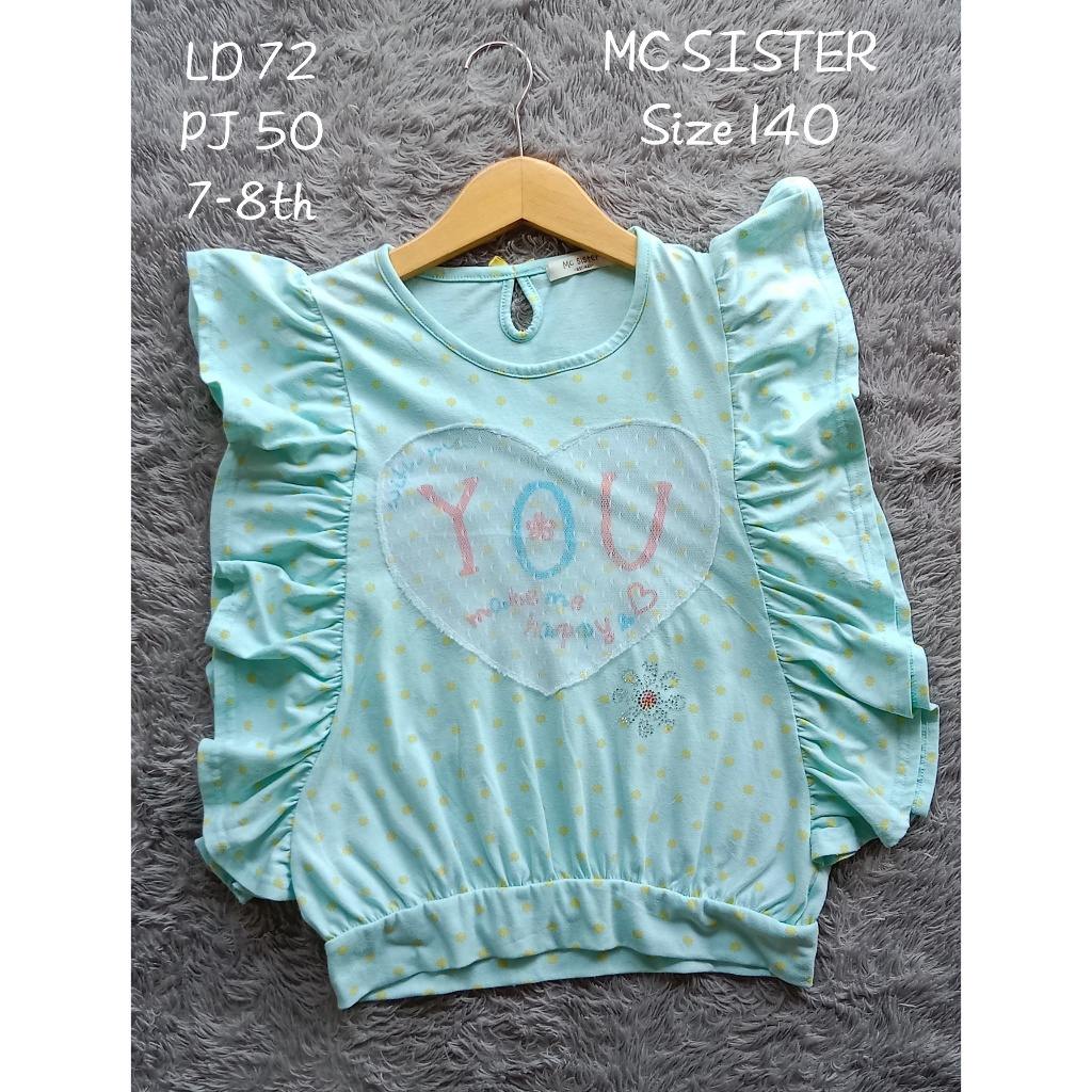 เสื้อผ้าเด็กผู้หญิง 7-8 ขวบ -MC-SISTER-
