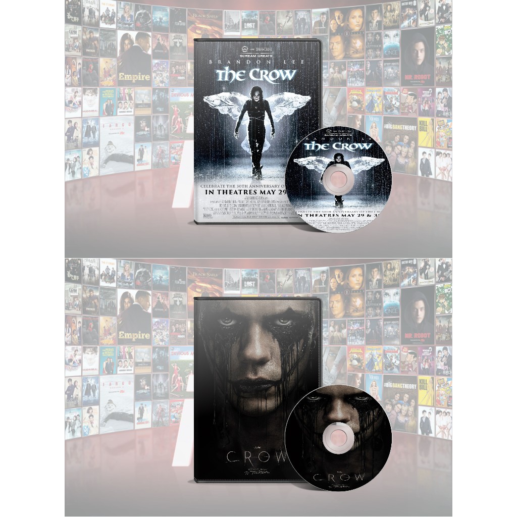 DVD The Crow (194) + DVD The Crow (2024)