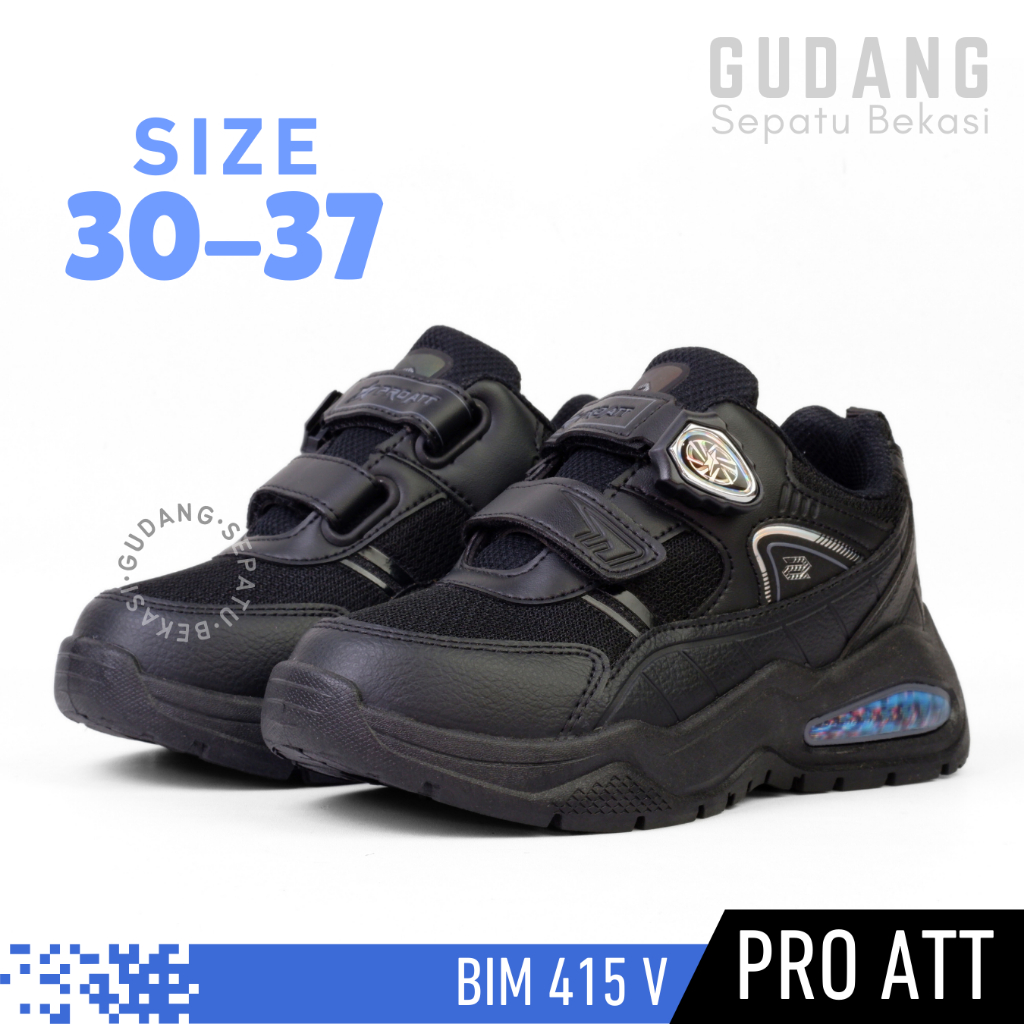 PRO ATT รองเท้าผ้าใบโรงเรียนสําหรับชายและหญิงโรงเรียนอนุบาลโรงเรียนประถมศึกษาเกรด 1 2 3 4 5 6 แม่เหล