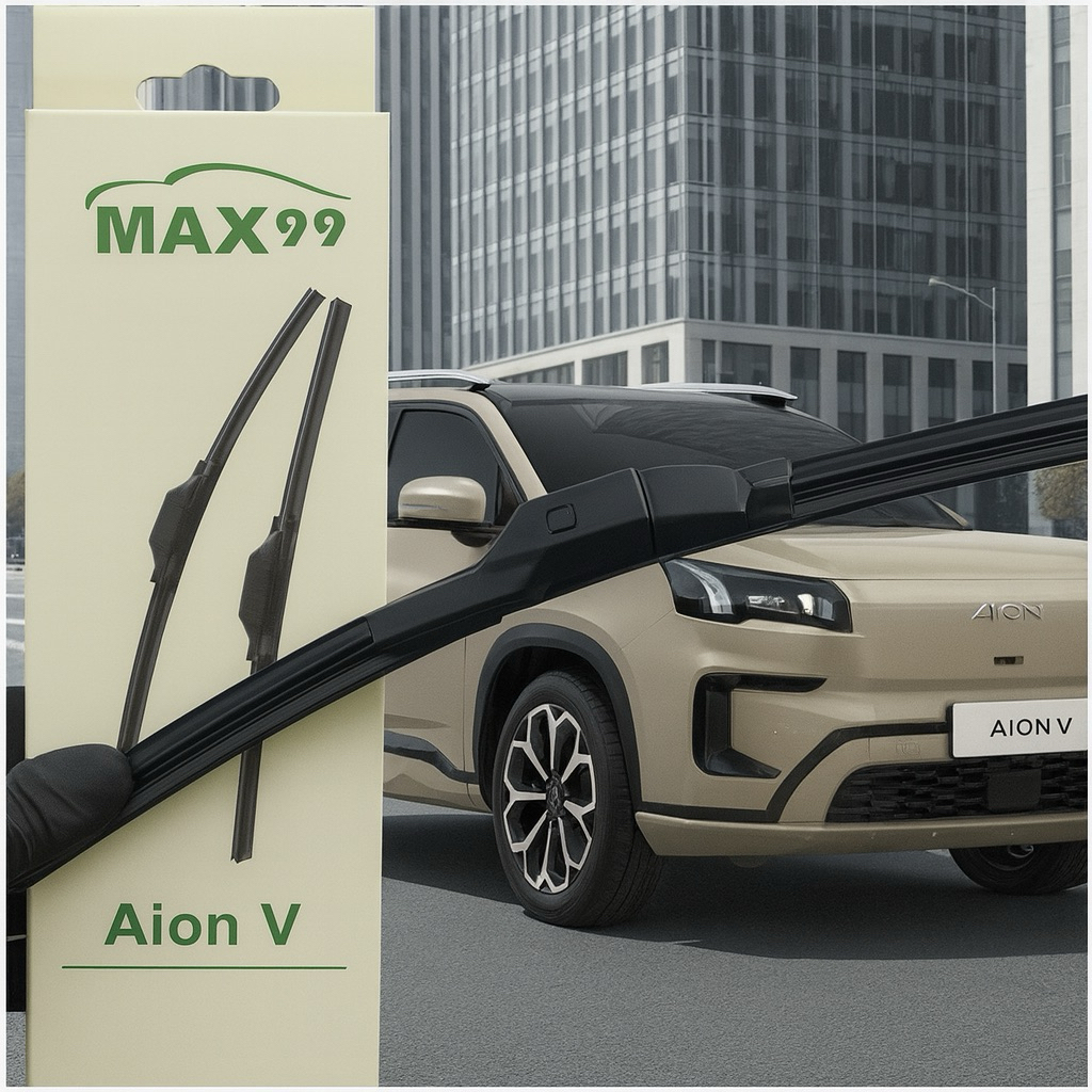 GAC AION V EXCLUSIVE LUXURY CAR WIPER 1 ชุด 2 ชิ้น พอดีแน่นอนใน GAC AION V ELECTRIC CAR WIPER MAX99 