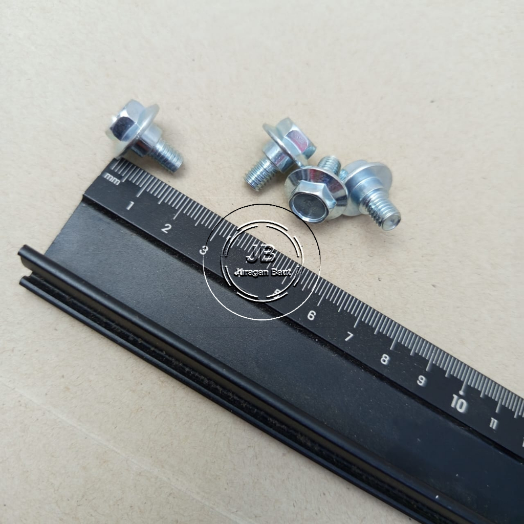 ด้านหน้า FENDER BOLT 6 x 14 6x14 M6x14 m6 x 14 BAUD 10 YAMAHA HONDA SUZUKI MOTORCYCLE UNIVERSAL LENG