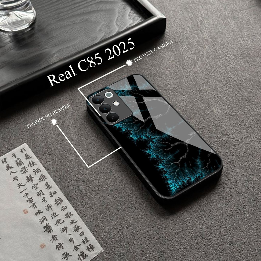 Realme C85/C85 PRO New 2025 Glass Softcase [200]