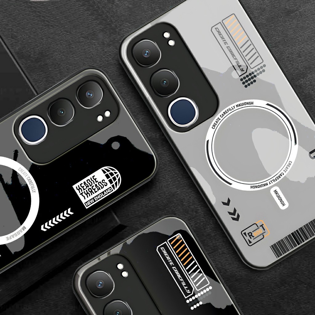 เคส Vivo Y21D Glass Softcase 2025 ล่าสุด 2025 [FC65] เคส Vivo Y21D - เคสมือถือ Vivo Y21D - Vivo Y21D