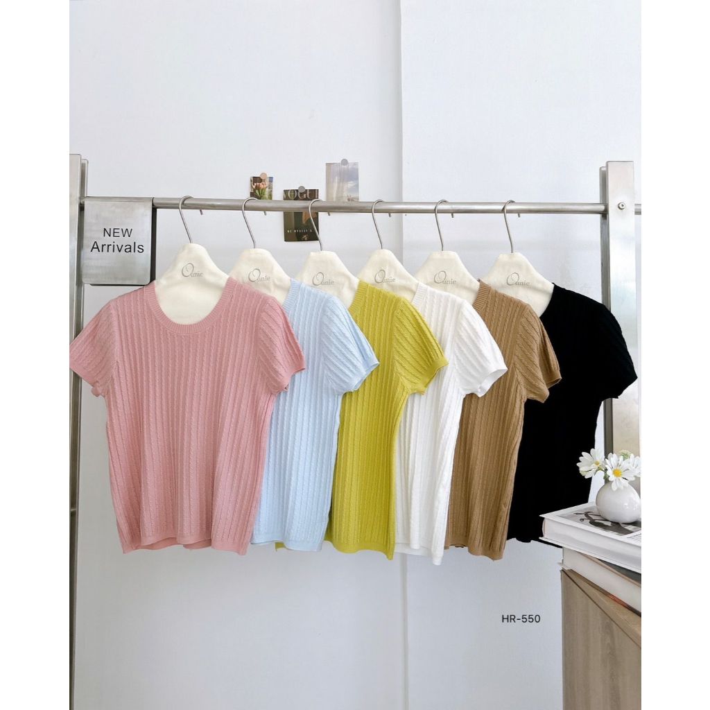 BLIORI OUNIE - HR 550 PREMIUM KNIT TOP | ท็อปส์ซูของผู้หญิง | เสื้อถักนิตติ้ง