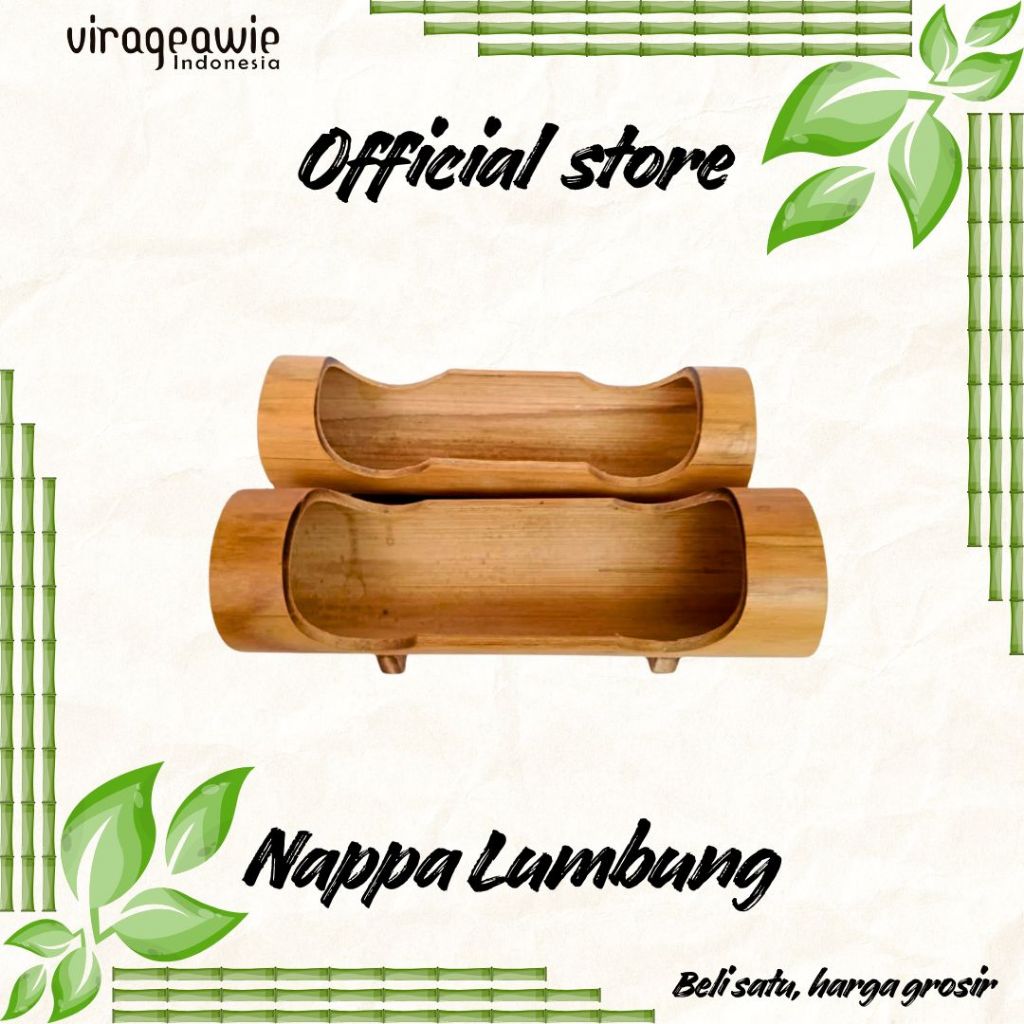 ไม้ไผ่ทํามือ Nappa/Nappa Lumbung FREE ENGRAVING