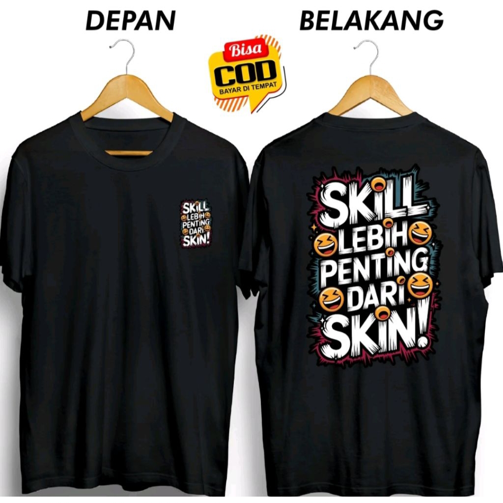 เสื้อยืด SKIL DISTRO ปรับปรุงจากผิว