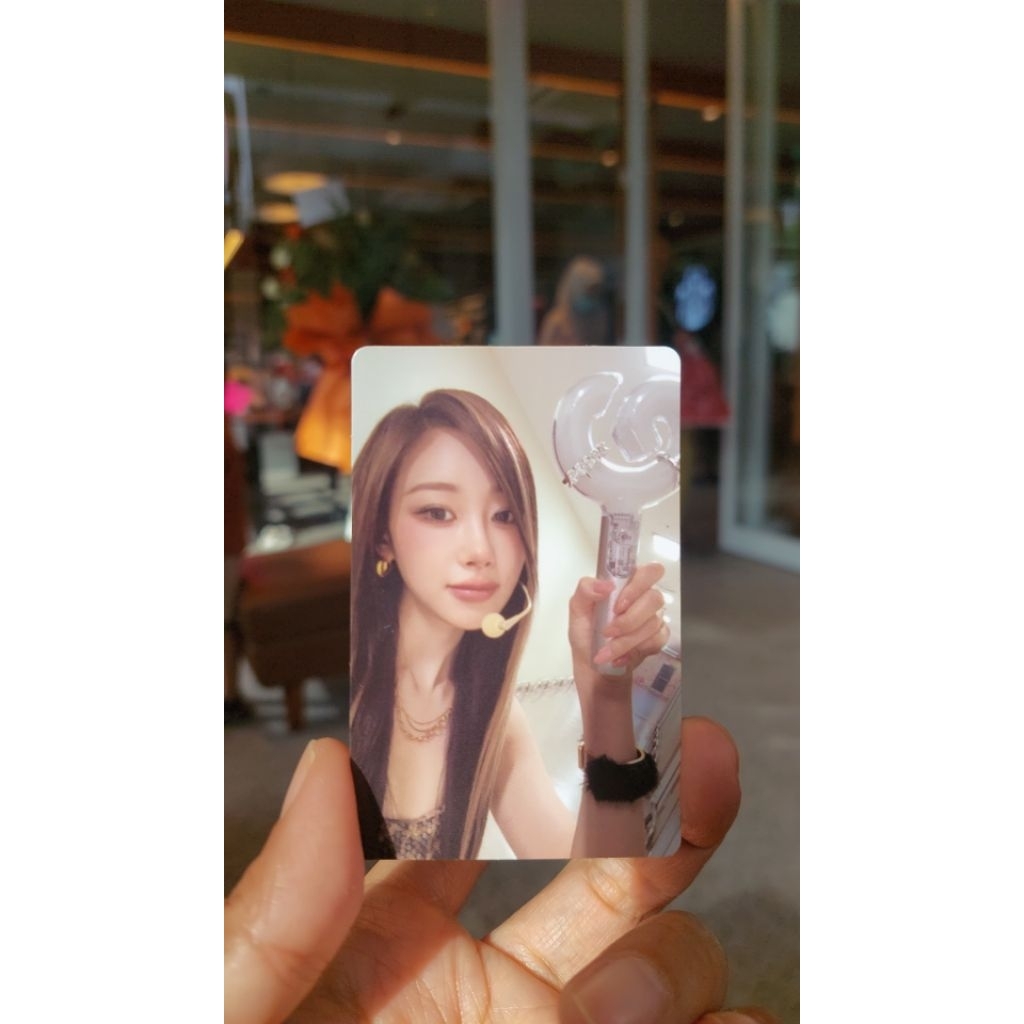 (พร้อม! GISELLE ) AESPA แท่งไฟอย่างเป็นทางการ FANLIGHT VER.2 PHOTOCARD เท่านั้น
