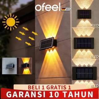 OFEEL Lampu Tenaga Surya Lampu Dinding Outdoor  Lampu Hias Sensor Taman Light Lampu Taman  Anti Air