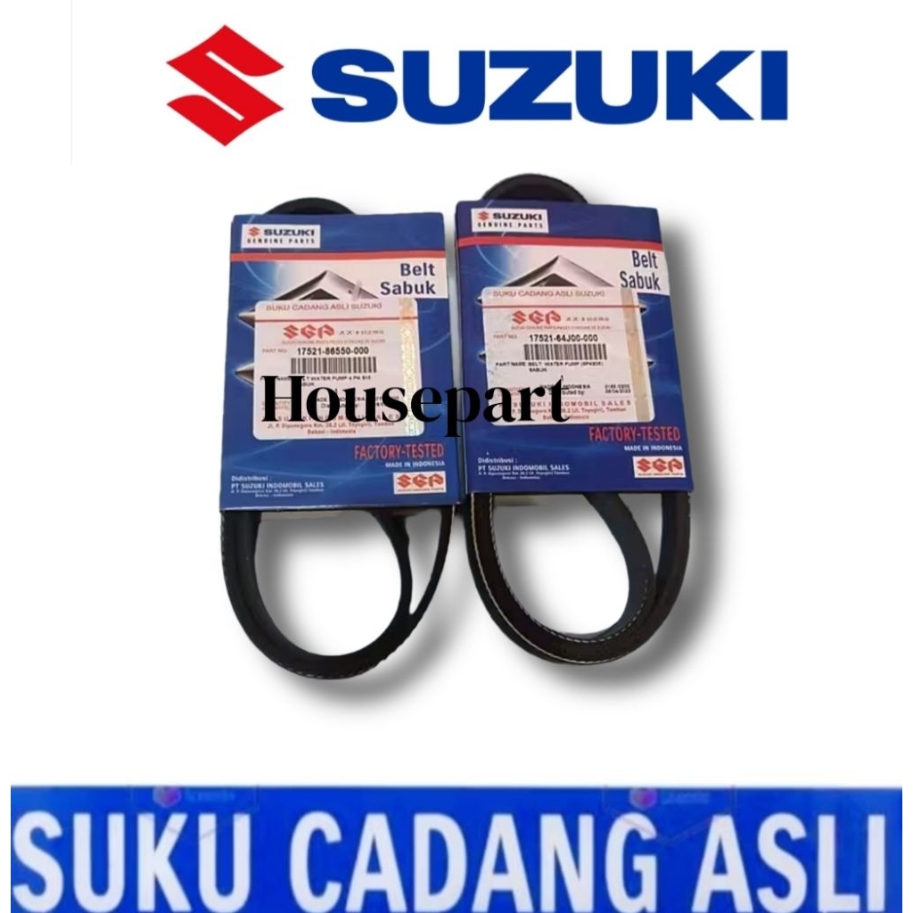 VAN BELT FANBELT SET SUZUKI SWIFT ST SX4 5PK835 & 4PK815 ORIGINAL SUZUKI SGP