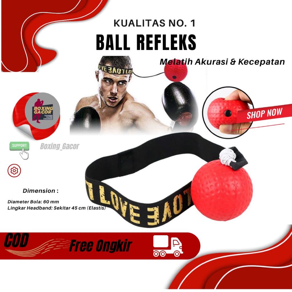 ของเล่นเด็ก Reflex Fighting Ball Training Reflex Boxing Sports Outdoor