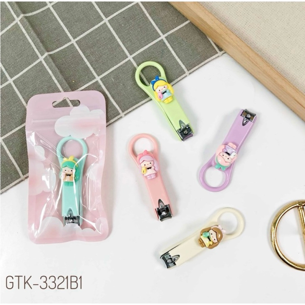 CARTOON CHARACTER NAIL CLIPPERS ~ ZIPLOK OPP PLASTIC PACKAGING NAIL CLIPPERS