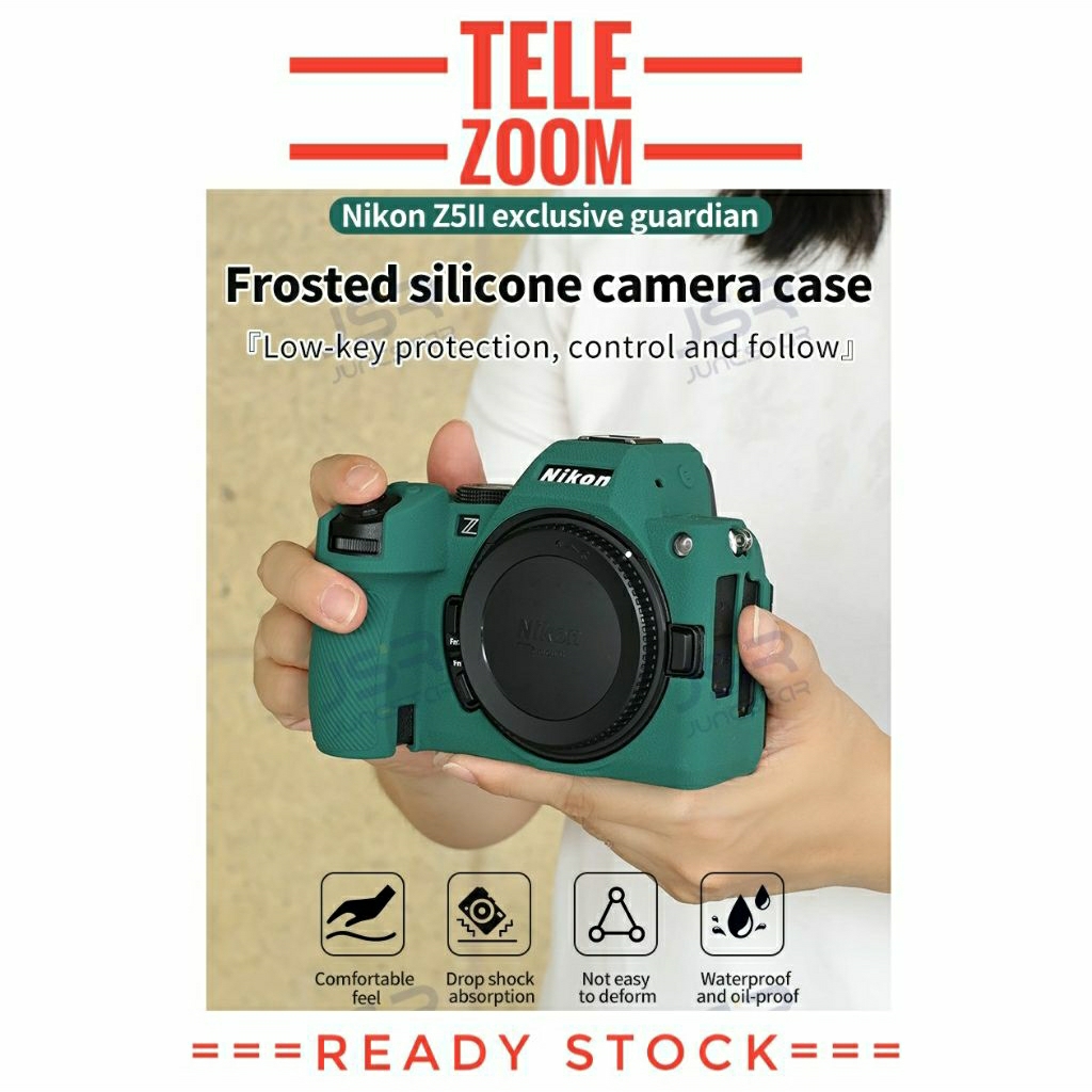 เคสซิลิโคน Nikon Z5II Z5 Mark II 2 Soft Case Soft Pouch Silicone Cover Silicone Rubber Armor Skin Ni