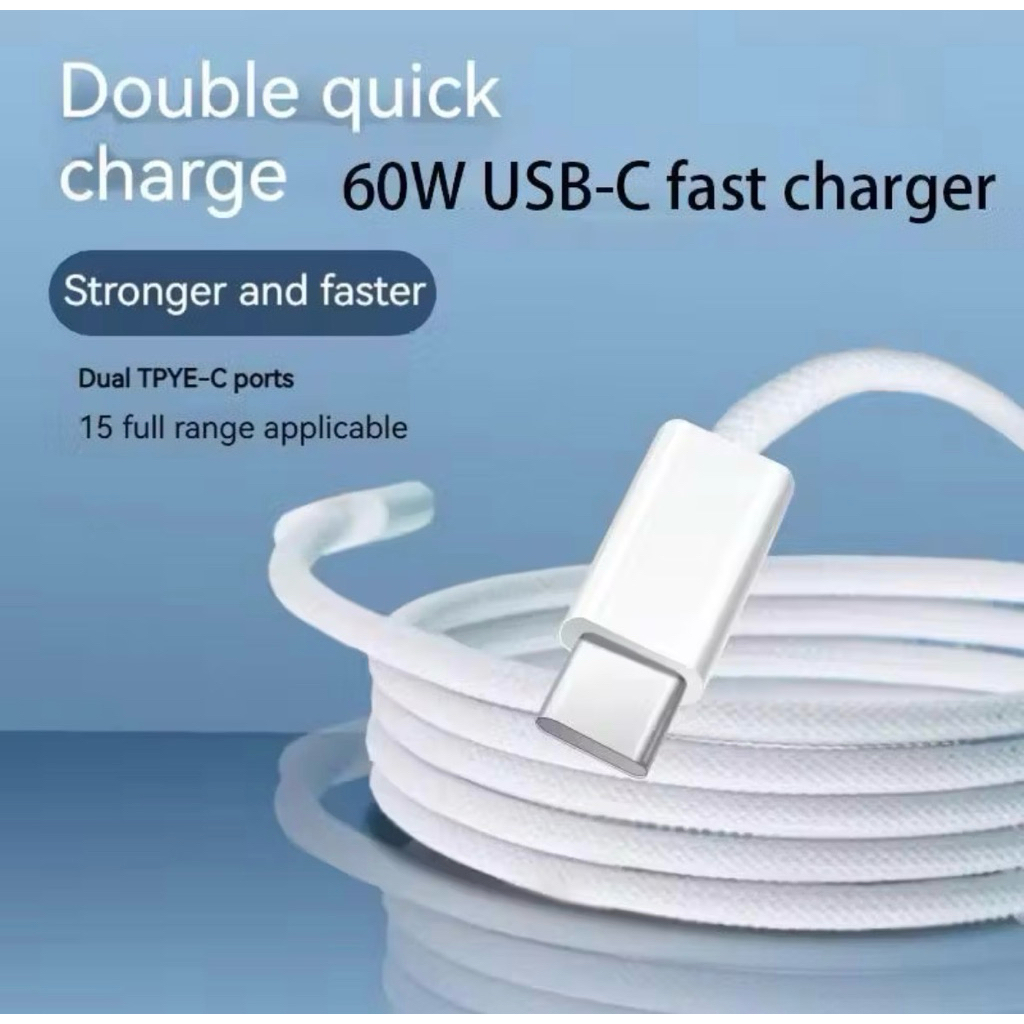 IP 15 PRO MAX / 15 PLUS / 15 PRO / 15 / 16 / 16pro / 16promax สายเคเบิลข้อมูล USB C TO C