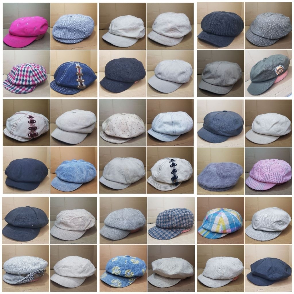 (NB01) หมวก NewsBoy, หมวก News Boy, หมวกศิลปิน, หมวก Apolo, หมวกคลาสสิค