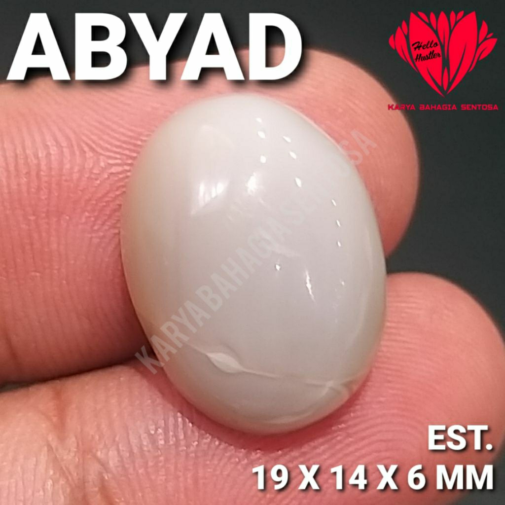 Yemeni Milk Badar Gemstone Abyad Natural Chalcedony Signature Collection