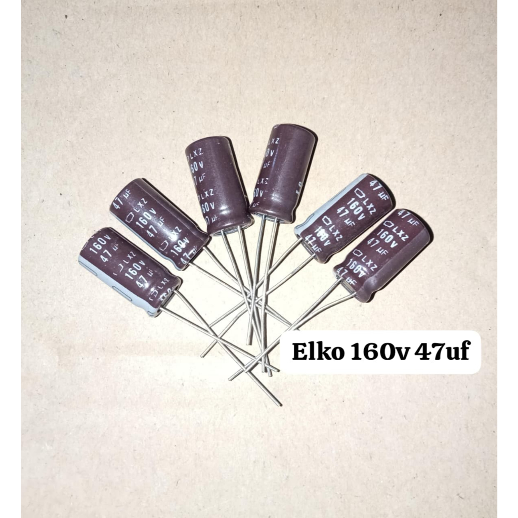 5 ชิ้น Elko 160v 47uf ของแท้