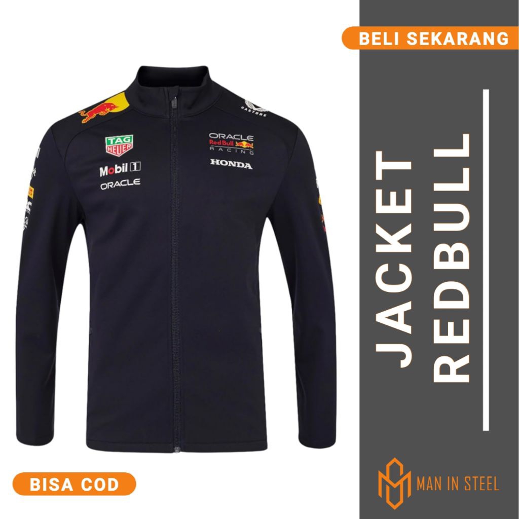 F1 Style Mens Premium Navy Racing Jacket 25