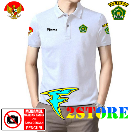 เสื้อคอปกรุ่น เสื้อยืดคอปก MINISTRY OF RELIGEION OF THE REPUBLIC OF INDONESIA - MINISTRY OF RELIGEIO