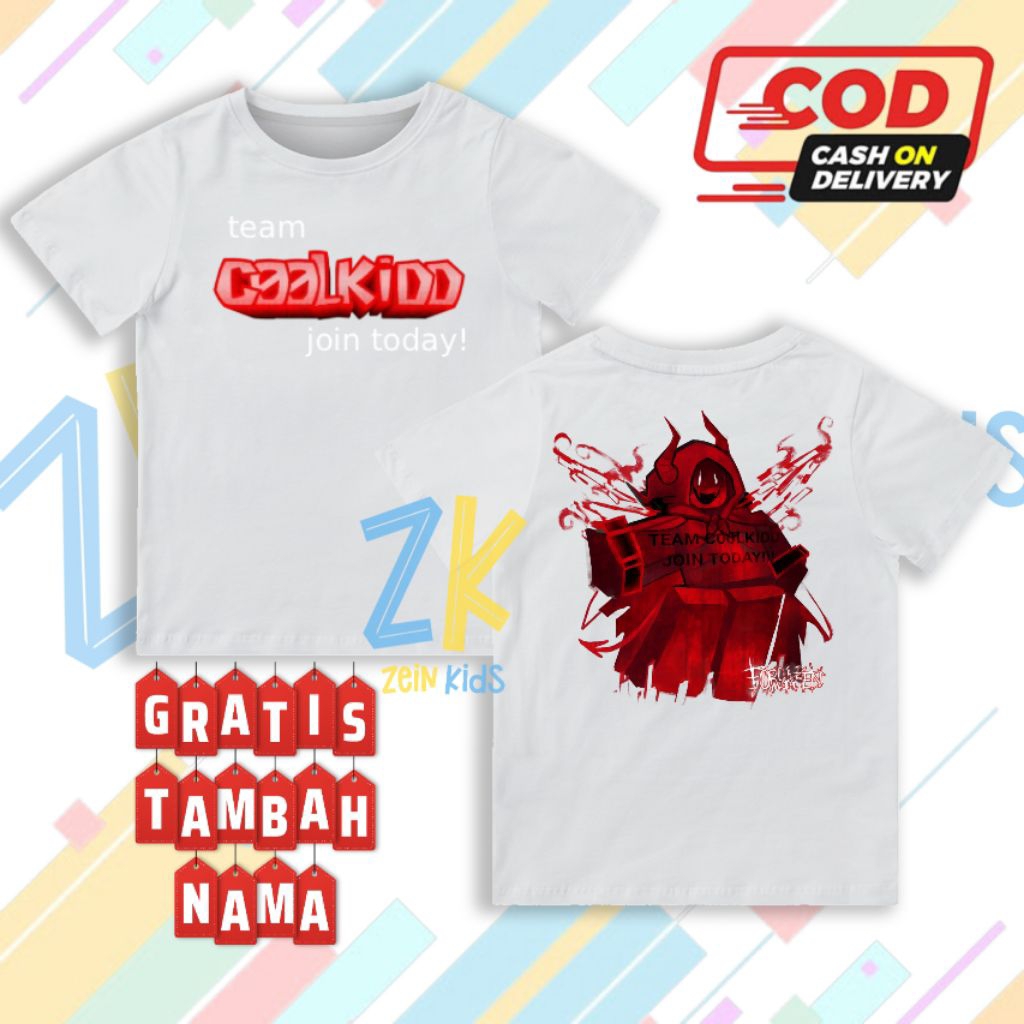 Team Coolkid เสื้อยืดเด็กใหม่ - Forsaken Team Coolkid เสื้อผ้าเด็ก