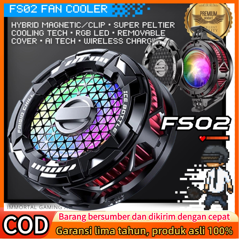 Funcooler FS02 Pro AI Fan Cooler หม้อน้ํา HP พัดลมระบายความร้อนสําหรับเล่นเกม