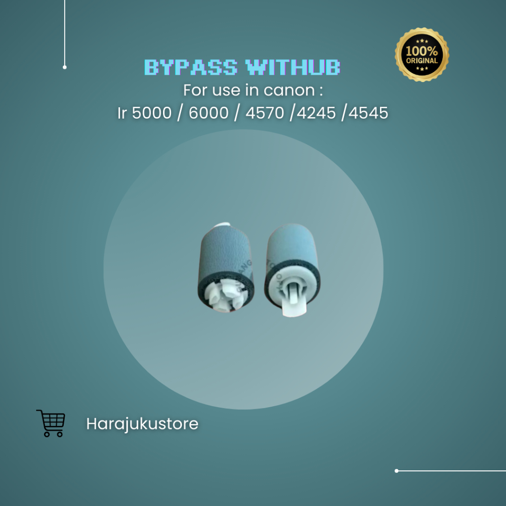 Bypass Roller/ลูกกลิ้งแยกโฟม (มี Hub) Canon Ir 5000/6000/4570/4245/4545 (ราคาต่อชิ้น)