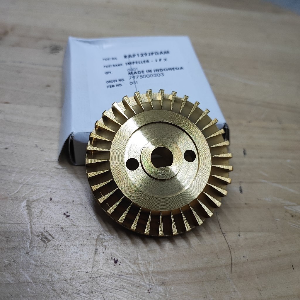 Original Panasonic GP 129 JPX ใบพัด gp129jpx gp 129jpx ทองเหลือง