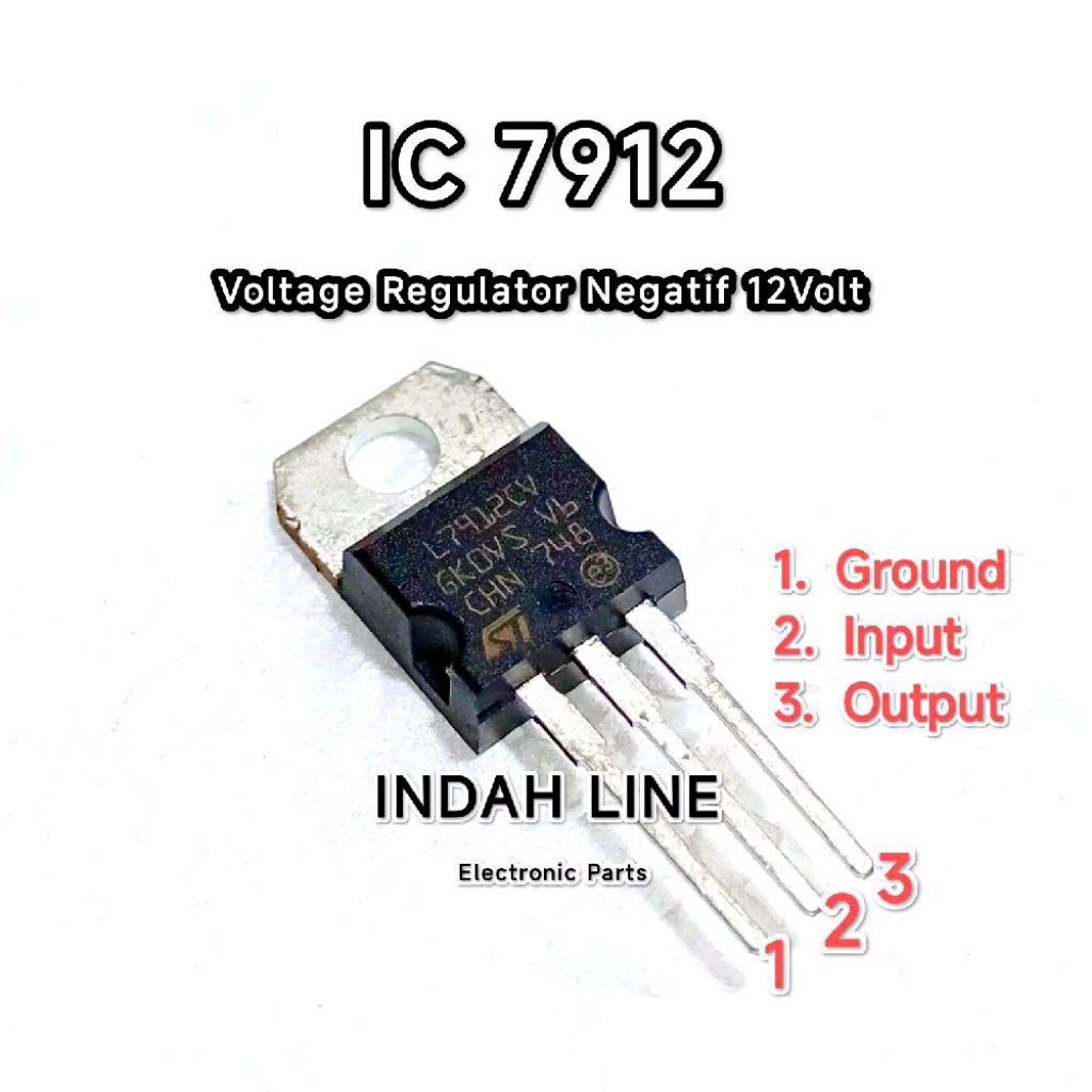 7912 L7912 LM7912 L7912CV เครื่องปรับแรงดันไฟฟ้า -12Volt