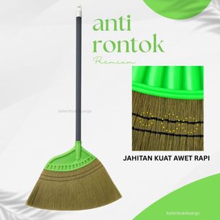 Sapu Lantai Rayung Premium – Anti Rontok, Finishing Mesin Sikat, Bersih Maksimal