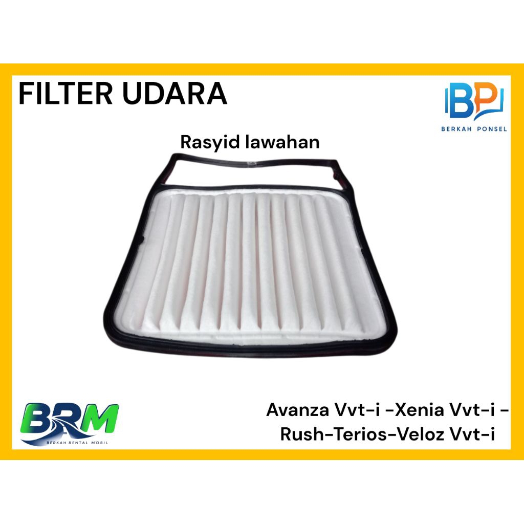 กรองอากาศ Avanza Vvt-i Xenia Vvt-i Veloz Vvt-i Rush Terios 2006-2015 17801-BZ050