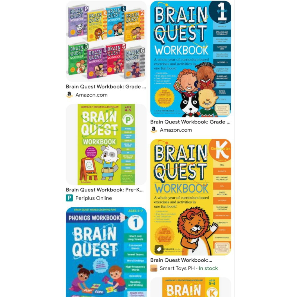 BRAIN QUEST BOOK - CHILDRENS BOOK / BBW BIGBADWOLF