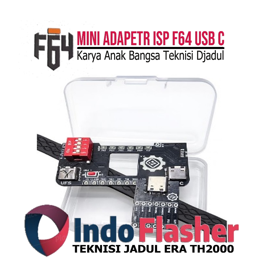 Mini ISP สําหรับ F64 - อะแดปเตอร์ขนาดเล็ก ISP F64 USB C - อะแดปเตอร์ซ็อกเก็ต F64 - ISP Box F64 - F64